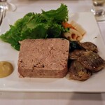 ル・マルカッサン - お肉のテリーヌと砂肝（私の一品目）