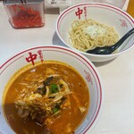 蒙古タンメン中本 - 冷し味噌やさい/1,070
麺半分