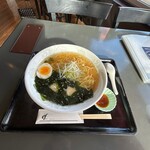ファミリーレストランe'f - 「オホーツク干貝柱塩ラーメン」980円（2023.10/17）