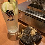 豊丸水産 - 広島レモンサワー560円　お通し400円