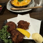 旬肴ひでか - イガメンチ　貝焼き