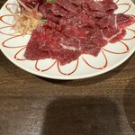 旬肴ひでか - 馬刺し