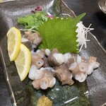 福ずし - 活き蛸の踊り刺し