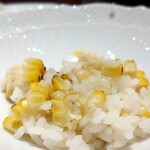 commedia - トウモロコシと米のリゾビアンコ