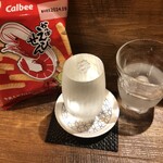 麹町いづみや しろ - カルビーかっぱえびせん ・甲子 RAIKO 無ろ過純米吟醸生酒