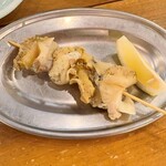 浜焼き海鮮居酒屋 大庄水産 - 「磯のつぶ貝串(塩)」(380円)