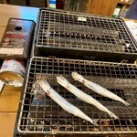 浜焼き海鮮居酒屋 大庄水産 - 「カラフトししゃも醤油漬け(3尾)」(400円)