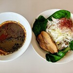 麺屋　たか - ツレが注文した爽涼黒担つけ麺（税込1,340円）