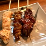 やきとり武蔵 - とり皮、とり肝