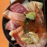 いちば鮨 - 海鮮丼アップ