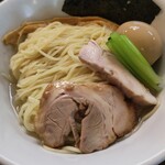 麺の風 祥気 - 昆布水入りのつけそば