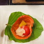 黒茶屋 - 鬼灯盛り ミニとまと南蛮漬け