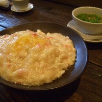 白碗竹快樓 祇園店 - 蟹肉あんかけ炒飯。