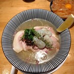 麺家 たけ田 - 魚介出汁で創る炙り鱧の冷やし塩そば