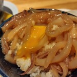 麺家 たけ田 - うずらを崩して