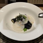 北の味どころ かっぱ - 揚げなすの山かけ