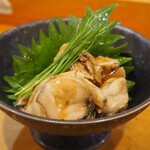 鮨 ひでぞう - 煮カキあて