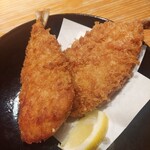 博多もつ鍋 やまや - アジフライ