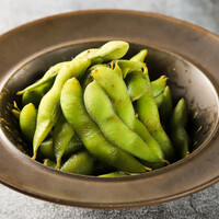 枝豆のほうじ茶漬け