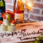 【要予約】デザートプレート&サプライズお手伝い