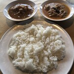 アジャンタ - 二種盛りカレー