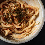 天下一 - 料理写真:釜明太バターうどん