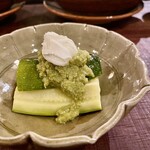 山土 - 実山椒ペーストとクリームチーズがこんなに合うなんて！！！