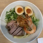 布施 細見商店 - 海老味噌あえそば