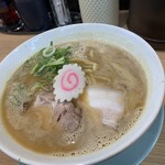 布施 細見商店 - 鶏豚骨ラーメン・大盛り