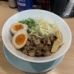 布施 細見商店 - カレーまぜそば（味玉付き）（ダブルチャーシュー）