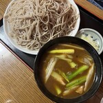 そば処一麦吉兆庵 - 冷やしカレー南蛮　大盛り