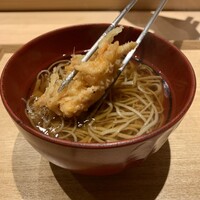 日本橋 蕎ノ字 - 桜海老かき揚げ温そば