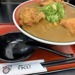 極楽うどん TKU - 鶏天カレーうどん（普通盛）