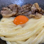 極楽うどん TKU - 肉釜玉うどん
