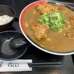 極楽うどん TKU - 鶏天カレーうどん