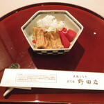 野田岩 - うざくは早めに届きます