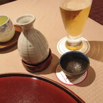 野田岩 - 今回はワインはなし、熱燗を♪