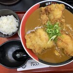 極楽うどん TKU - 鶏天カレーうどん（普通盛り）