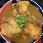 極楽うどん TKU - 鶏天カレーうどん（普通盛り）