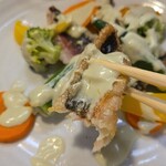 キッチン ブルー グローブ - 残りのハーフ