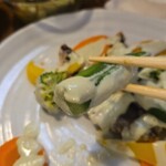 キッチン ブルー グローブ - オクラも入っています