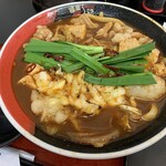 赤ホルモン味噌うどん ・炙りチーズトッピング