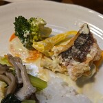 キッチン ブルー グローブ - タカサゴ残りのハーフ