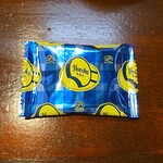 キッチン ブルー グローブ - お菓子のアップ