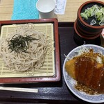 ほなみ - 料理写真:ざる味噌カツ丼麺大盛り