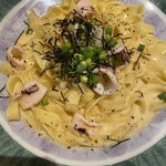 鎌倉パスタ 富山マルート店 - ヤリイカの明太クリームソースパスタ