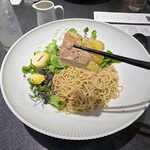 Japanese Soba Noodles 蔦 - 「ホロホロ鶏のコンフィ黒トリュフ醤油漬け乗せ」