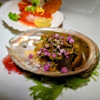 鶫 - 鮑肝XO醤和え