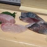 粉吉うどん - おまかせ刺し盛り