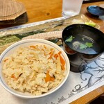 湯宿 だいいち - 鶏ときのこの釜飯